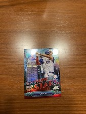 2024 Topps Chrome Fanatics Fest Matt Olson Swinging For The Stars Red #3/5