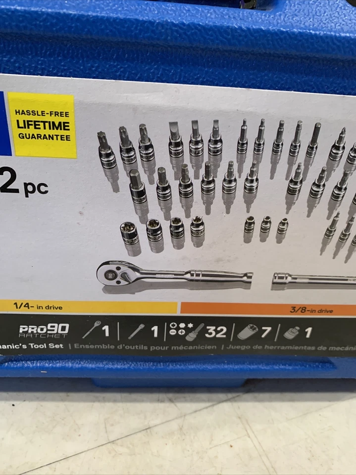 Kobalt 0840026 Pro 90 Ratchet 1/4-Drive 42pc - Image 3 of 4