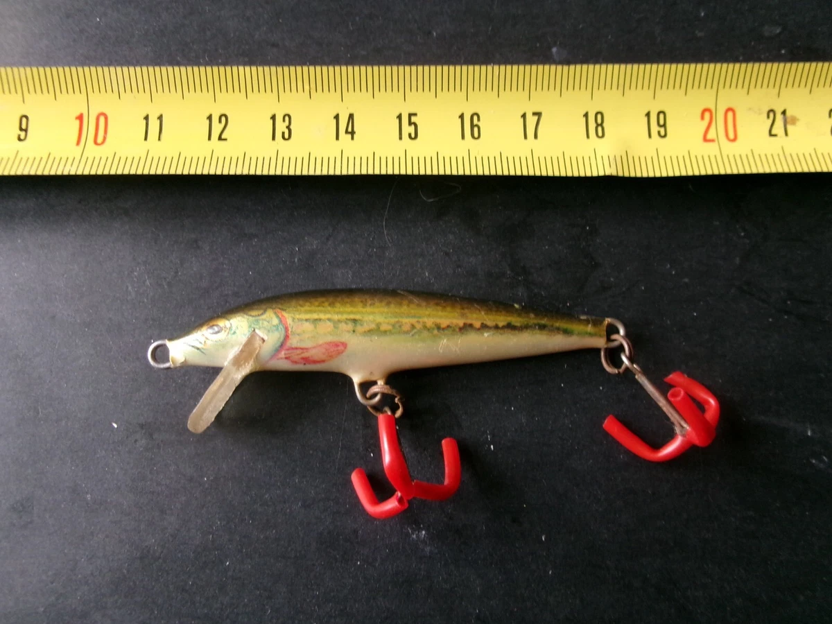 Leurre de pêche Rapala compte à rebours élite balsa coulant flottement