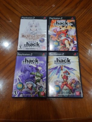 Dot .hack Infection Mutation Outbreak Quarantine Part 1 2 3 4 PS2 With Manuals