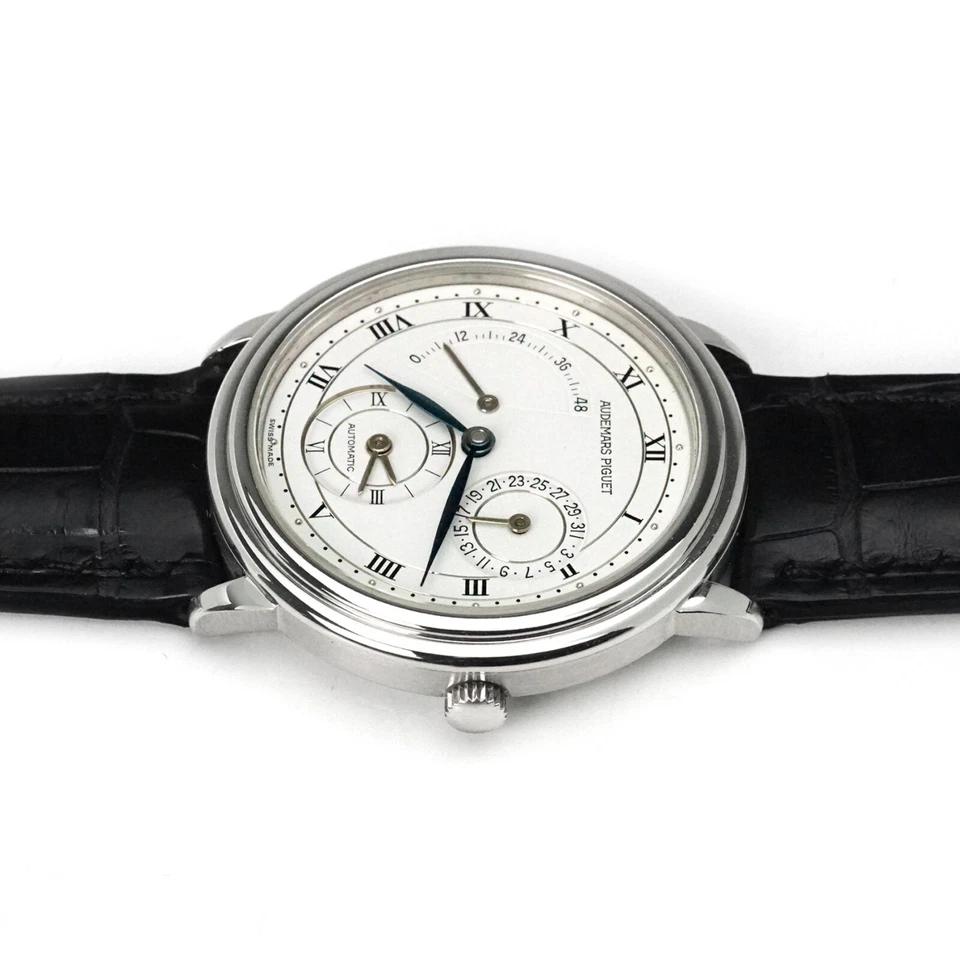 Часы наручные Audemars Piguet Jules Audemars двойные 25685PT платиновые примерно 1990-е - Изображение 3 из 4