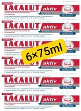 6 Lacalut Aktiv Plus 75 Medical Toothpaste Made Germany Value Pack