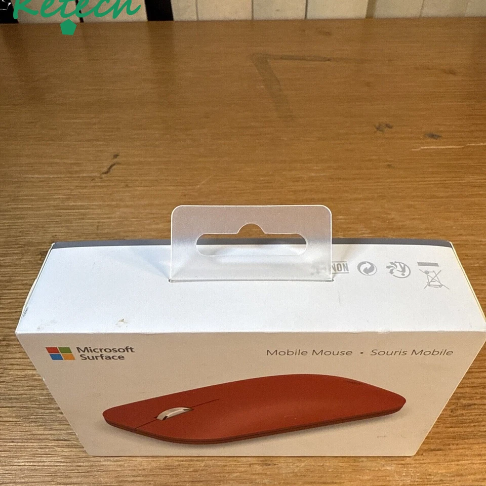 Microsoft Surface Mobile Mouse SC Bluetooth Poppy Red - In Box - Image 2 of 4