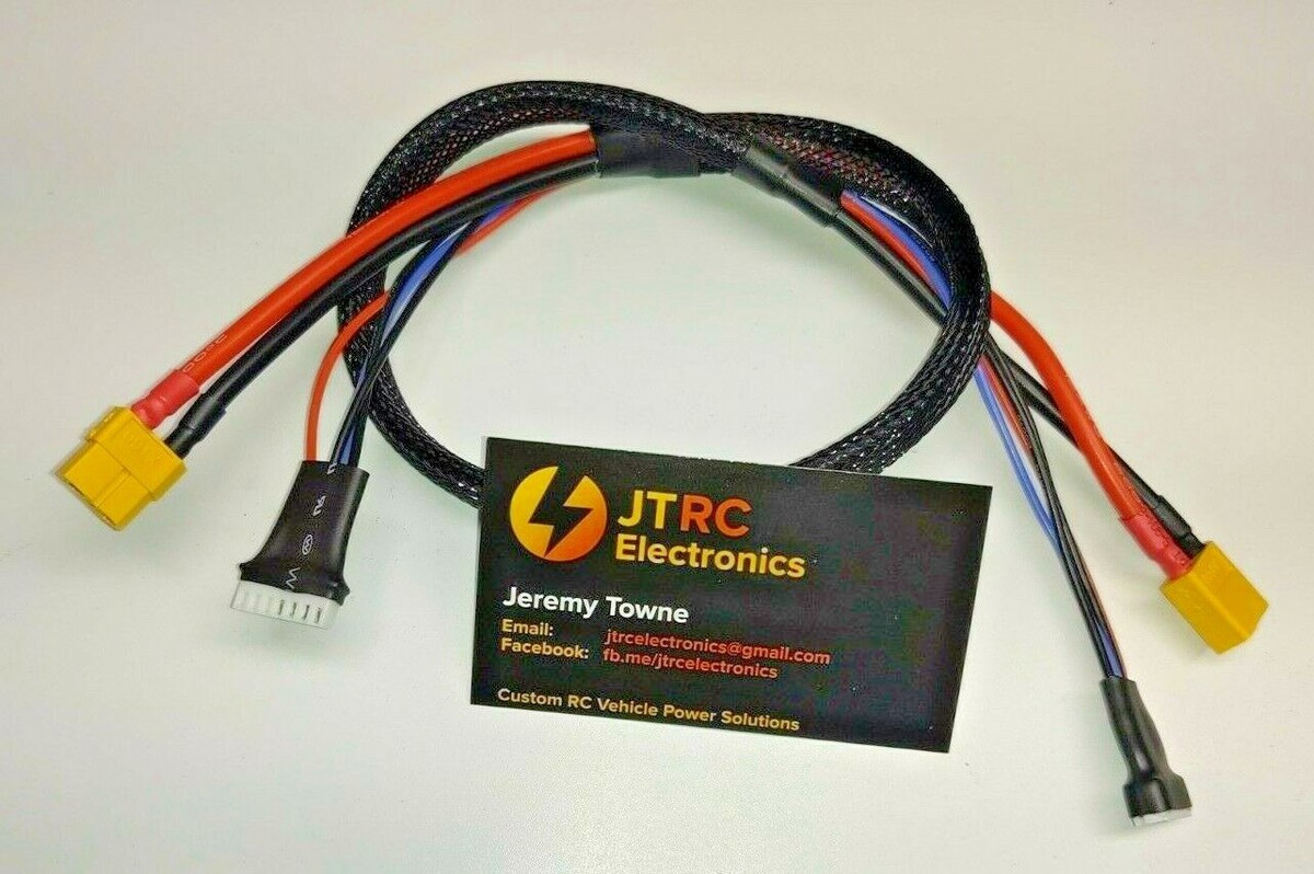 ISDT Icharger X6 X8 XT60 male 4s 24” RC Balance Charge Lead