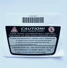 <!--F#f_0-->VZ COMMODORE CALAIS SV6 SS Z TOP RADIATOR COVER AC REFRIGERANT DECAL GENUINE NEW<!--F/-->