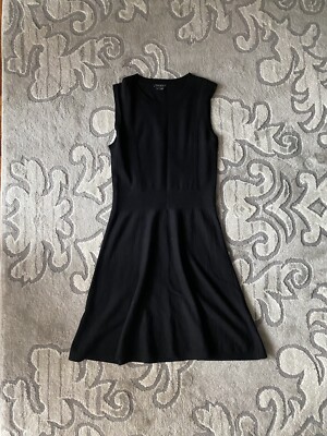 theory black dresses Black Twist Bodice Dress in Satin | Women's Satin Dress