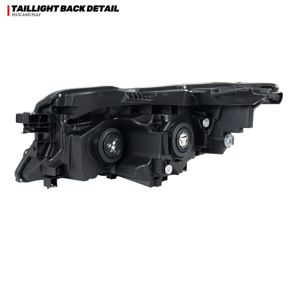 Faros para Honda Pilot 2016-2018 Ridgeline 2017-2020 con par halógeno LED DRL Foto 2 de 2