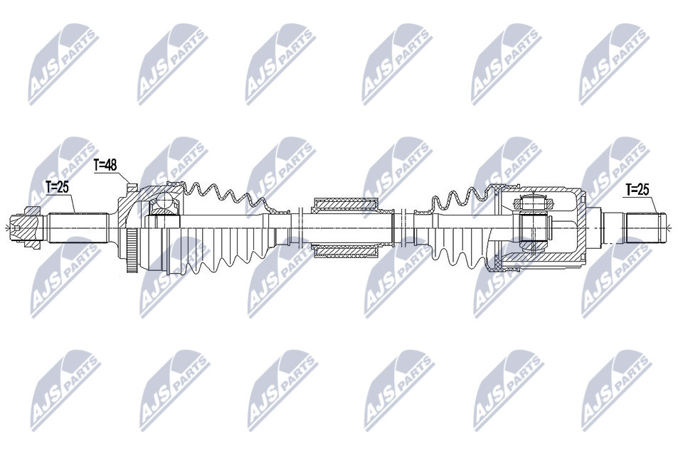 Drive shaft suitable for Hyundai i20 1.2 14- /LEFT/ OE to Vergl.: T98921A1, 2 - Image 7