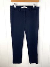 DVF Diane Von Furstenberg Navy Genova Bis Dress Pants Trousers Size 4