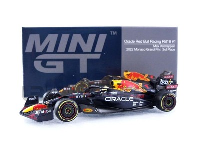 Mini Gt 1/64 Oracle Red Bull Racing Rb18 2022 3Rd Place Car #1 Monaco Gra_