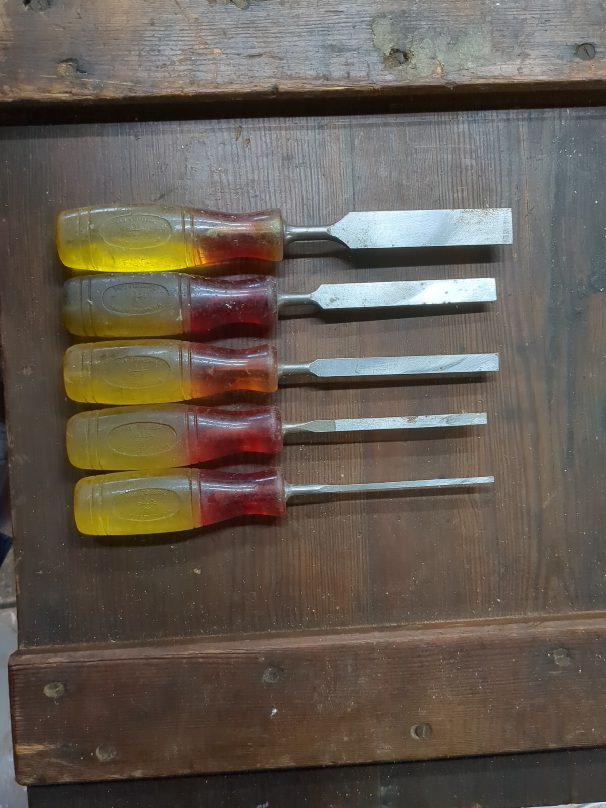 Marples Chisels Set of 5 Made In England eBay