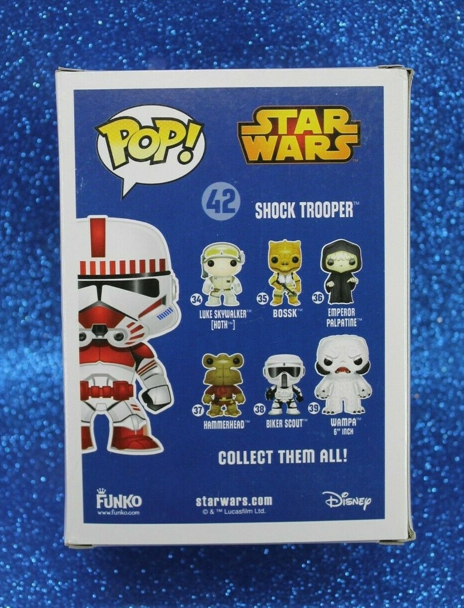 FUNKO POP STAR WARS #42 SHOCK TROOPER (2015 GALACTIC CONVENTION