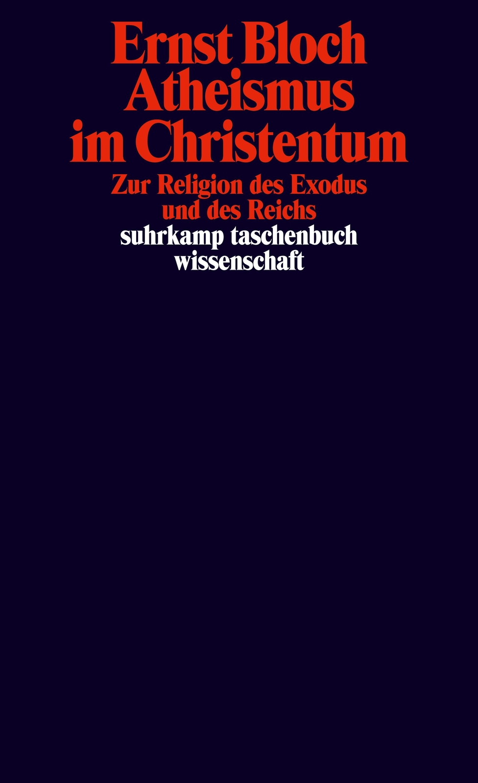 Thumbnail - Atheismus Christentum. Zur Religion Des Exodus Und Des Reichs. | Ernst