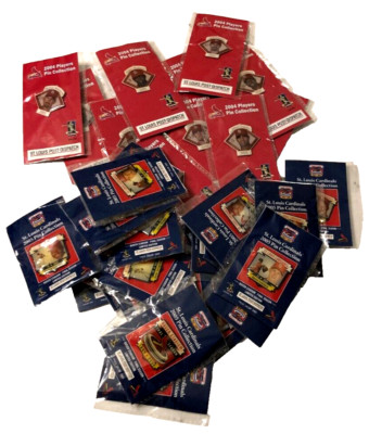 St. Louis Cardinals MLB 2005 Hat Lapel Pin Pujols Dispatch Lot of 32 New