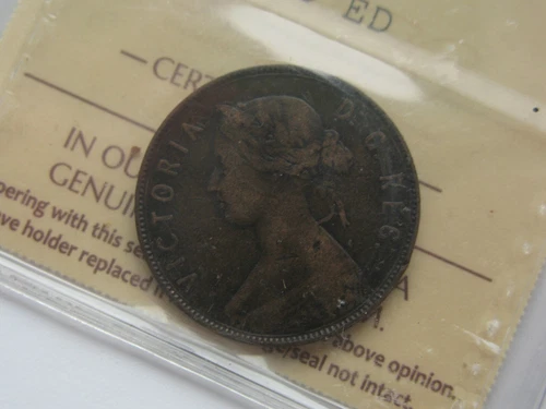 Photo of a 1880 Canada Large Cent from an eBay listing that sold on Apr 17, 2026