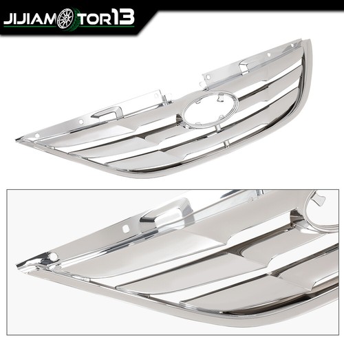 Adecuado para 2011-2013 Hyundai Sonata conjunto parrilla delantera parrilla cromo ABS plástico - Imagen 8 de 10