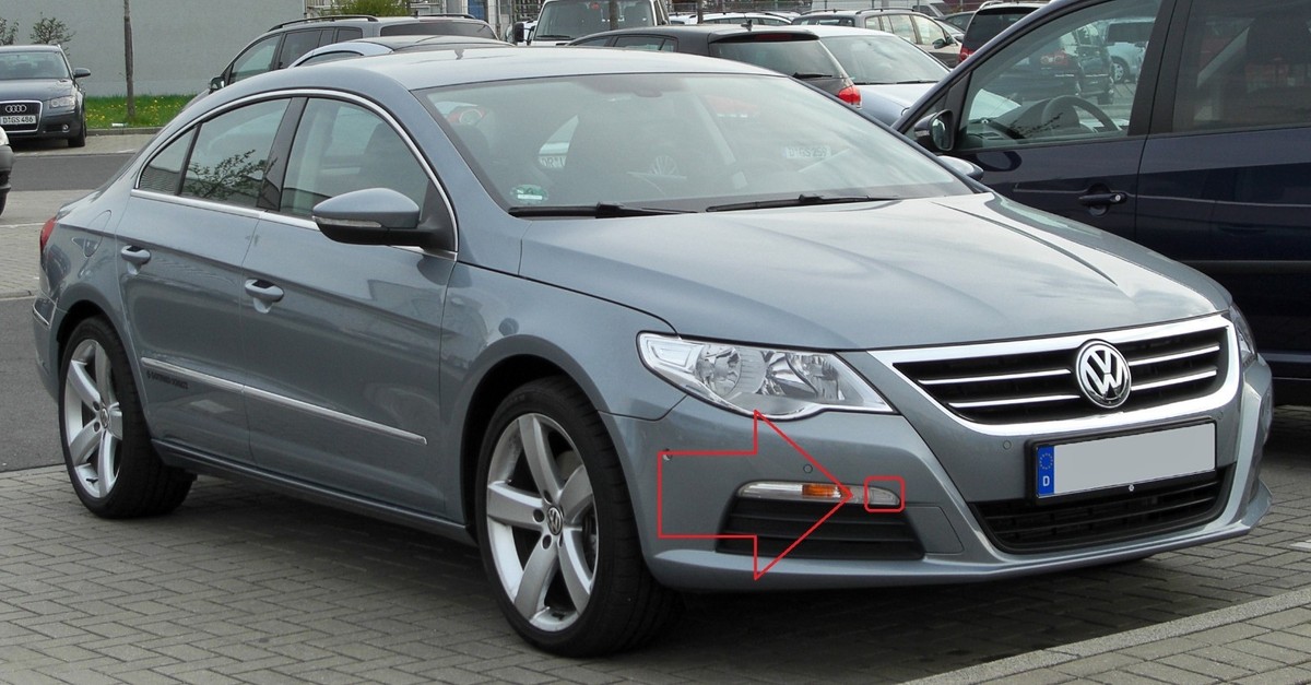 Phare Droit Avant Pour VW Passat CC 2009-2011 - Référence 3C8941754C, Neuf D'origine