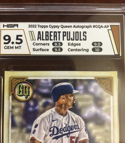 2022 TOPPS GYPSY QUEEN ALBERT PUJOLS #GQA-AP ON CARD AUTOGRAPH HGA 9.5 GEM MINT - Bild 3 von 5