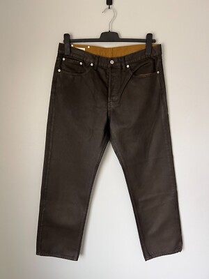 本日限定 DRIES VAN NOTEN PANTHERO Dries Van Noten Panthero Straight Leg - Size 32 - Brown - NEW | eBay