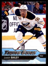 2016-17 Upper Deck #246 Justin Bailey Sabres Rookie Young Guns (ref 25541)