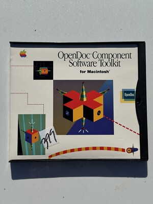 Retro 1995 OpenDoc 3 Component Software Toolkit For Apple Macintosh Software CD