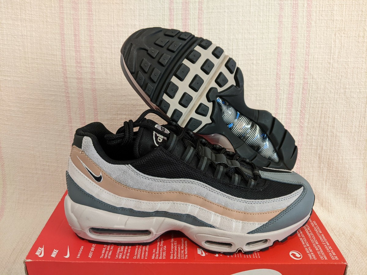 Nike Air Max 95 Smoke Grey Black Light Beige AM95 DC9412 002 Men's