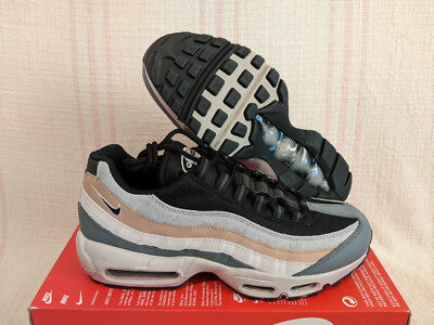 Nike Air Max 95 Smoke Grey Black Light Beige AM95 DC9412 002 Men's