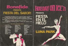 Argentina Program Holiday On Ice Luna Park 1971 Fiesta En El Hielo