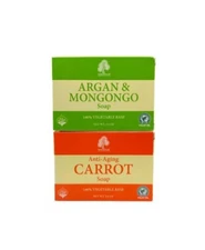 Madina - Argan & Mongongo and Carrot - Two Pack- Bar Soaps