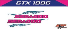 SeaDoo GTX 1998 Rear sides Graphics / Decal / Sticker  Kit