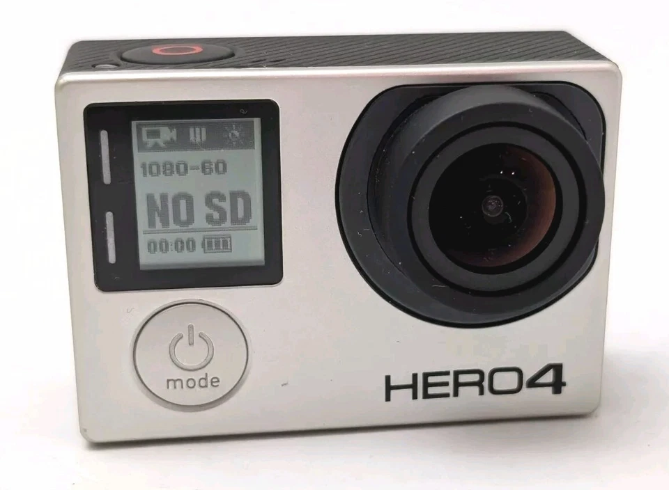 GoPro HERO4 Action Camera Camcorder - Silver READ - Image 3 of 4