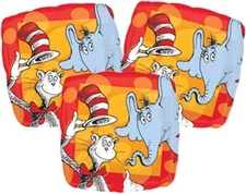 Anagram Dr Seuss Cat in the Hat Party Balloon Bouquet Officially Licensed 3pcs