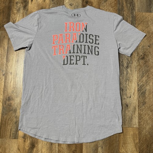 Under Armour Project Rock Men's T-Shirt Gym Iron Paradise Medium Bundle - Picture 3 of 6