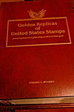 Golden Replicas of U.S. Stamps 1998-2000 75 First Day of Issue Stamps & Replicas