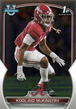 Kool-Aid McKinstry 2022 Bowman Chrome University 1st #14 Alabama Crimson Tide