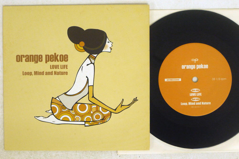 【7インチレコード】orange pekoe【ジャズソウル名盤】 LISTEN JAPAN ONLY RARE JAZZ BOSSA 45 ORANGE PEKOE LOVE LIFE VINYL