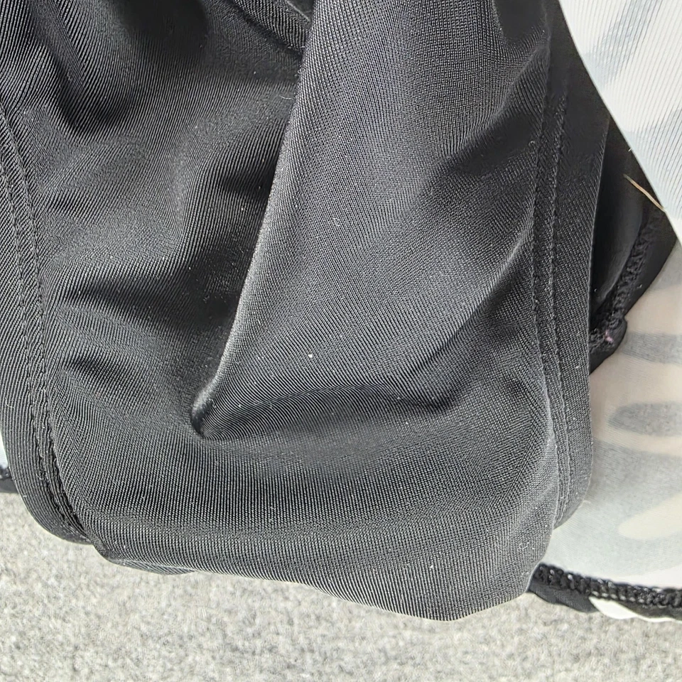 Longitude Swimsuit Dress Womens 16W Black White Leaf Print Tankini Swimwear Plus - Image 4 of 4