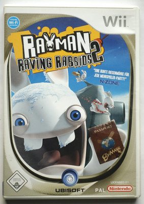 Rayman Raving Rabbids 2 (Nintendo Wii) Videospiel