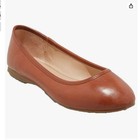 NEW Universal Threads Womens Everly Wide Width Ballet Flats Shoes 6.5 Cognac