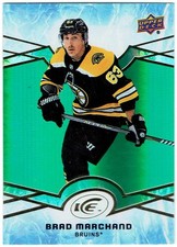 BRAD MARCHAND 2018-19 Upper Deck Ice Green Parallel #6 Boston Bruins UD