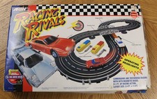 1990's Artin Racing Rivals Electric Slot Car Racing Track Lamborghini/Testarossa