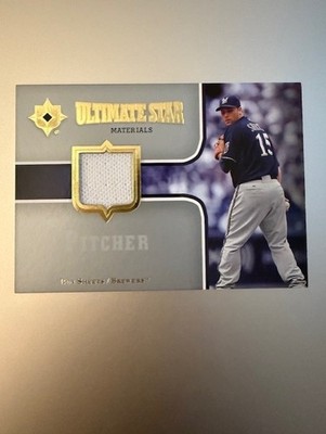 2007 Upper Deck Ultimate Collection Ben Sheets Ultimate Star Materials - #BS