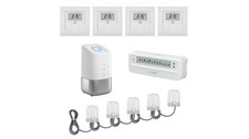 Homematic IP Set mit Home Control Unit, 5x Stellantrieb, 4x Wandthermostat, 1x F