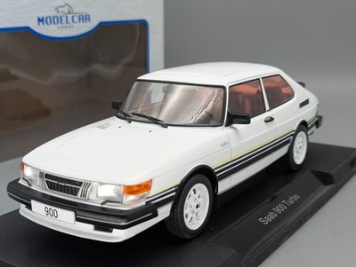 Modellautos 1:18 MCG Modelcar Group Saab 900 Turbo Weiß mit OVP