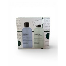 Philosophy Holiday Shower Gel Duo Juniper Berries  Pistachio Dreams 6 oz ea NEW