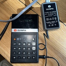 Olympia Taschenrechner Modell CD71 Vintage Calculator
