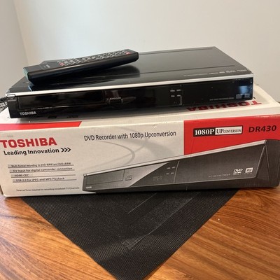 Toshiba DR430 DVD Video Recorder Burner HDMI 1080p Upconversion MP3