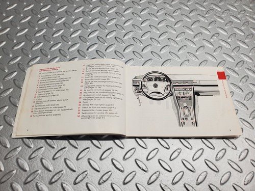 ⚙49415⚙ Mercedes-Benz A124 320E Cabriolet Owner's Manual 1245841881 - Picture 4 of 11