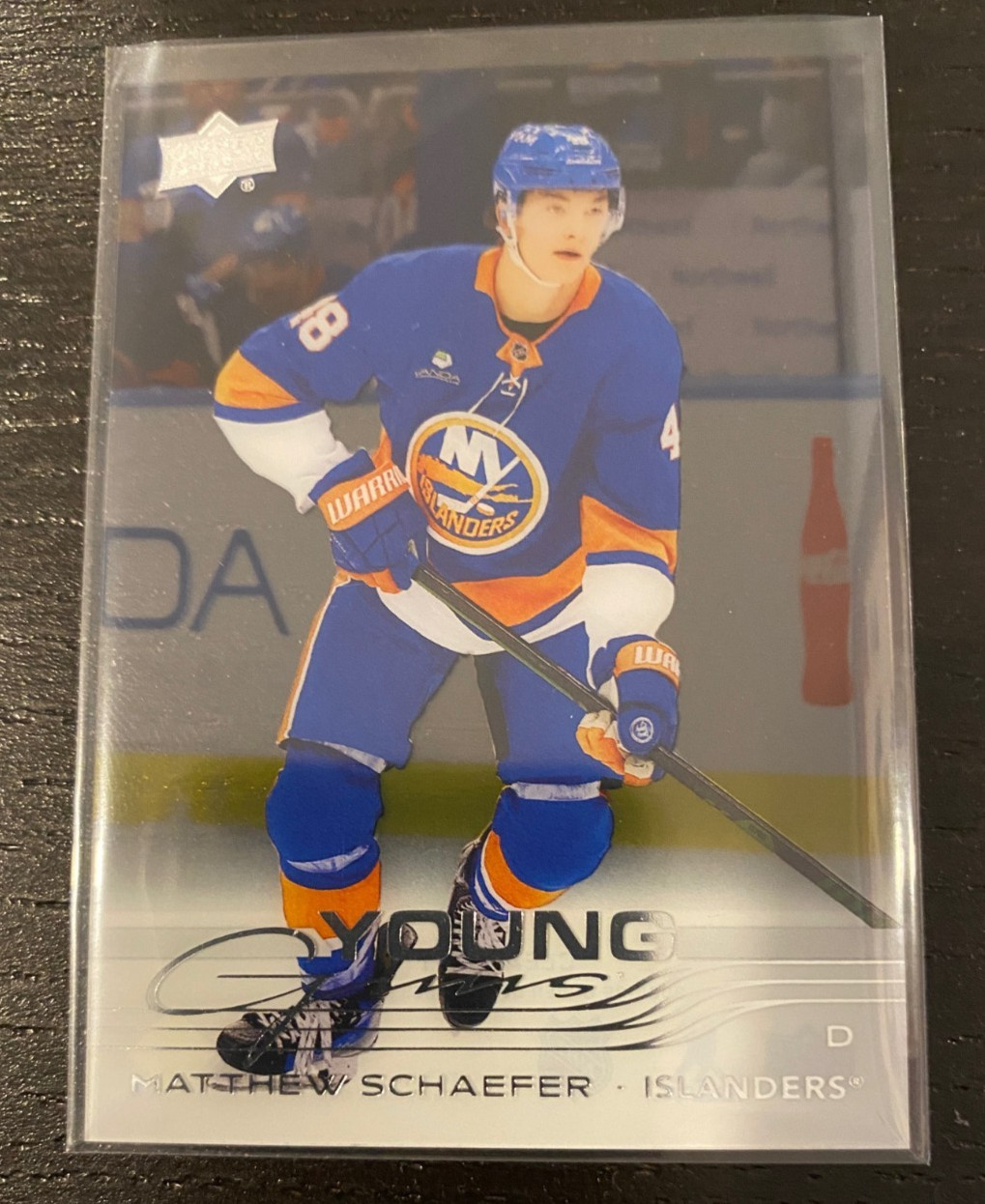 Upper Deck 2025-26 - ACETATE CLEAR CUT YOUNG GUNS - MATTHEW SCHAEFER #451