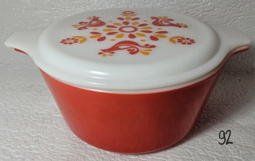 Authentic Pyrex Friendship Nesting Casserole Bowls Set of 3 w Matching Lid - Picture 4 of 6